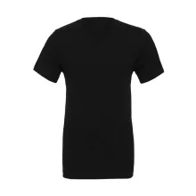 Uniszex rövid ujjú póló Bella Canvas Unisex Jersey V-Neck T-Shirt XL, Fekete