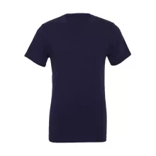 Uniszex rövid ujjú póló Bella Canvas Unisex Jersey V-Neck T-Shirt M, Sötétkék (navy)