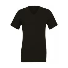 Uniszex rövid ujjú póló Bella Canvas Unisex Jersey V-Neck T-Shirt 2XL, Barna
