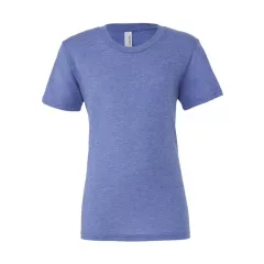 Uniszex rövid ujjú póló Bella Canvas Unisex Triblend Short Sleeve Tee S, Kék Triblend