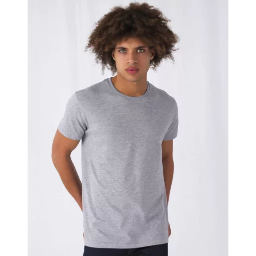Férfi rövid ujjú organikus póló B and C #Organic E150 XL, Teljesen fekete
