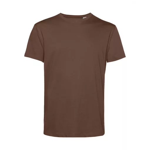 Férfi rövid ujjú organikus póló B and C #Organic E150 3XL, Mocha
