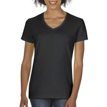 Női póló  Rövid ujjú Gildan Premium Cotton Ladies V-Neck T-Shirt   Fehér   urespolo.hu