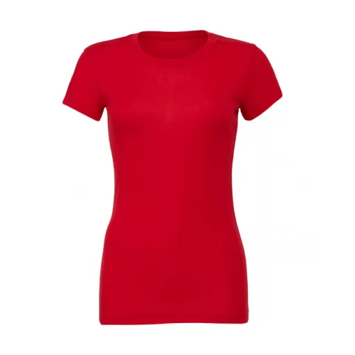 Női rövid ujjú póló Bella Canvas The Favorite T-Shirt L, Piros
