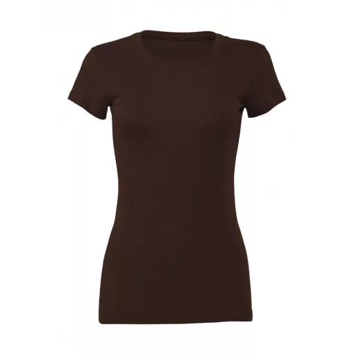 Női rövid ujjú póló Bella Canvas The Favorite T-Shirt L, Csokoládébarna