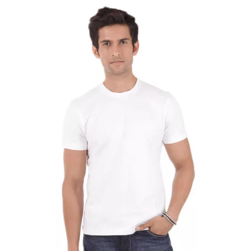 Sima üres férfi póló fehér (5db) - 3XL