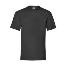 Férfi póló  Rövid ujjú Fruit of the Loom Valueweight Tee   Fekete   urespolo.hu