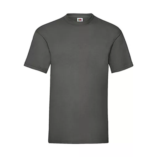 Férfi póló  Rövid ujjú Fruit of the Loom Valueweight Tee   Világos grafitszürke   urespolo.hu