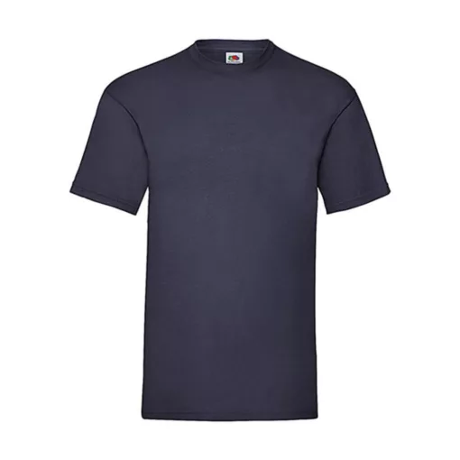 Férfi póló  Rövid ujjú Fruit of the Loom Valueweight Tee   Sötétkék (navy)   urespolo.hu