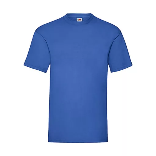 Férfi póló  Rövid ujjú Fruit of the Loom Valueweight Tee   Királykék   urespolo.hu