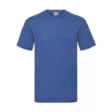 Férfi póló  Rövid ujjú Fruit of the Loom Valueweight Tee   Retró Heather Királykék   urespolo.h