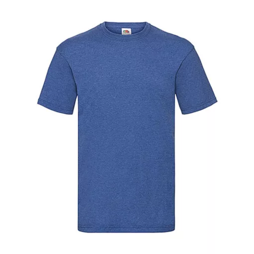 Férfi póló  Rövid ujjú Fruit of the Loom Valueweight Tee   Retró Heather Királykék   urespolo.h