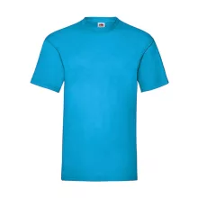 Férfi póló  Rövid ujjú Fruit of the Loom Valueweight Tee   Azur kék   urespolo.hu