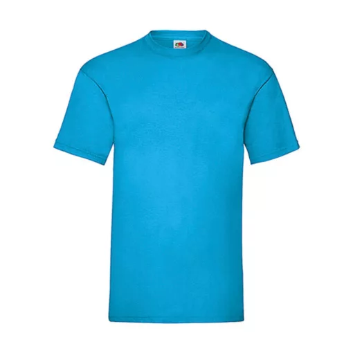 Férfi póló  Rövid ujjú Fruit of the Loom Valueweight Tee   Azur kék   urespolo.hu