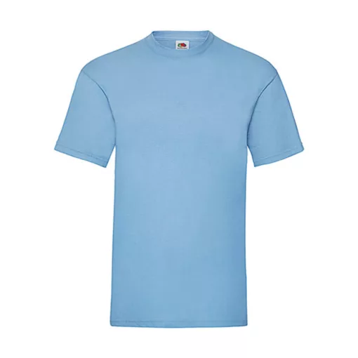 Férfi póló  Rövid ujjú Fruit of the Loom Valueweight Tee   Ég kék   urespolo.hu