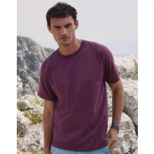 Uniszex rövid ujjú póló Fruit of the Loom Valueweight Tee S, Heather lila
