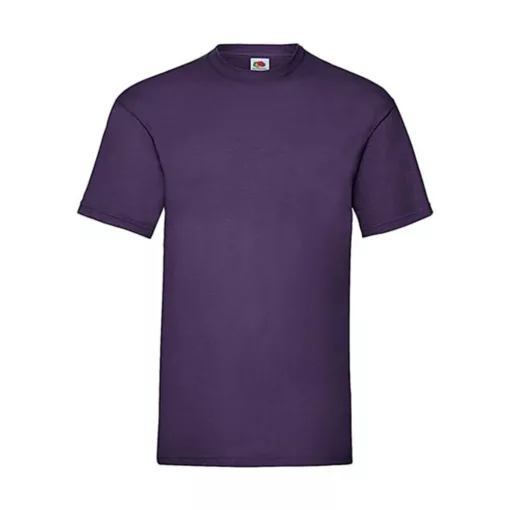 Férfi póló  Rövid ujjú Fruit of the Loom Valueweight Tee   Lila   urespolo.hu