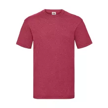 Férfi póló  Rövid ujjú Fruit of the Loom Valueweight Tee   Vintage Heather Piros   urespolo.hu