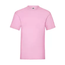 Férfi póló  Rövid ujjú Fruit of the Loom Valueweight Tee   Világos rózsaszín (pink)   urespolo.