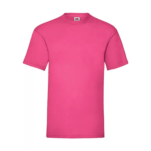 Férfi póló  Rövid ujjú Fruit of the Loom Valueweight Tee   Fuchsia   urespolo.hu