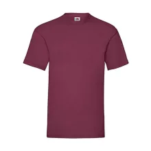 Férfi póló  Rövid ujjú Fruit of the Loom Valueweight Tee   Burgundi vörös   urespolo.hu