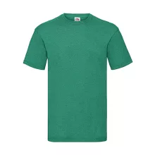 Férfi póló  Rövid ujjú Fruit of the Loom Valueweight Tee   Retró Heather Zöld   urespolo.hu