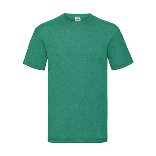 Férfi póló  Rövid ujjú Fruit of the Loom Valueweight Tee   Retró Heather Zöld   urespolo.hu