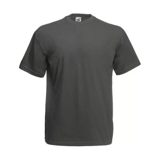Férfi póló  Rövid ujjú Fruit of the Loom Valueweight Tee   Retró Heather Zöld   urespolo.hu