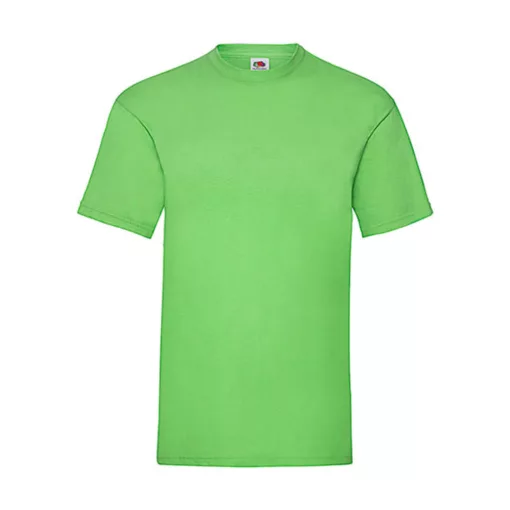 Férfi póló  Rövid ujjú Fruit of the Loom Valueweight Tee   Lime zöld   urespolo.hu