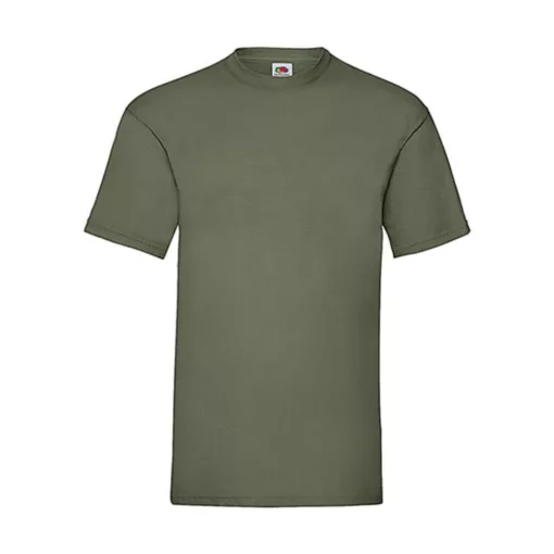 Férfi póló  Rövid ujjú Fruit of the Loom Valueweight Tee   Oliva zöld   urespolo.hu