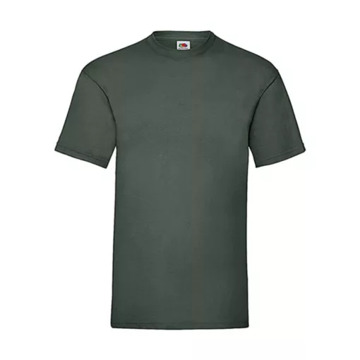 Férfi póló  Rövid ujjú Fruit of the Loom Valueweight Tee   Sötétzöld   urespolo.hu