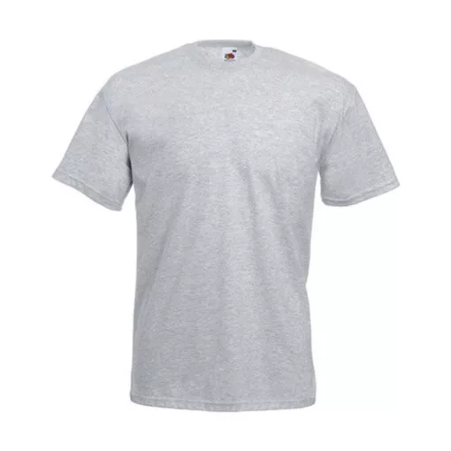 Férfi póló  Rövid ujjú Fruit of the Loom Valueweight Tee   Csokoládébarna   urespolo.hu