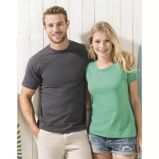Férfi póló  Rövid ujjú Fruit of the Loom Valueweight Tee   Khaki   urespolo.hu