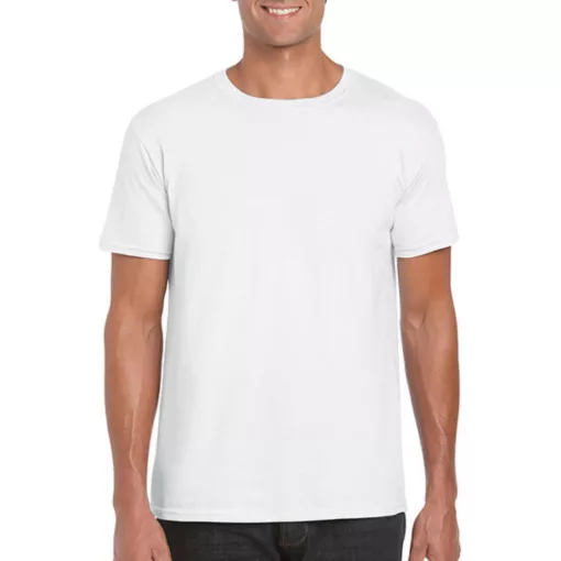 Férfi póló  Rövid ujjú Gildan Softstyle Ring Spun T-Shirt   Fehér   urespolo.hu