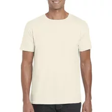 Férfi póló  Rövid ujjú Gildan Softstyle Ring Spun T-Shirt   Naturál   urespolo.hu