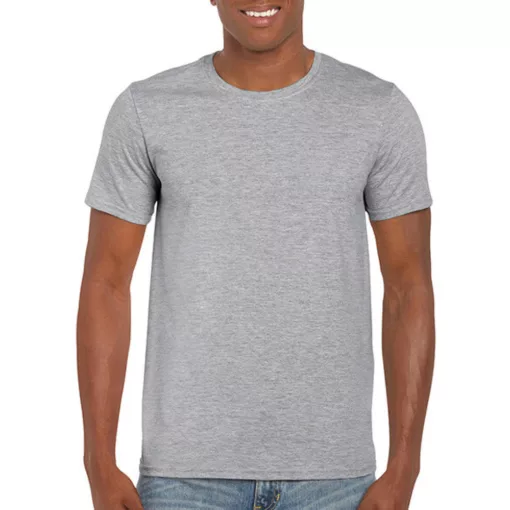 Férfi póló  Rövid ujjú Gildan Softstyle Ring Spun T-Shirt   Sportszürke   urespolo.hu
