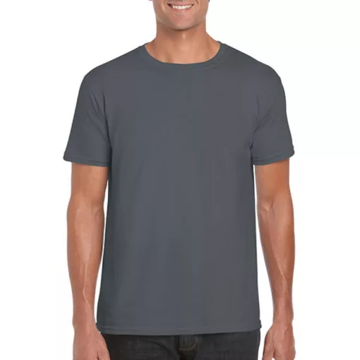 Férfi póló  Rövid ujjú Gildan Softstyle Ring Spun T-Shirt   Szénszürke   urespolo.hu