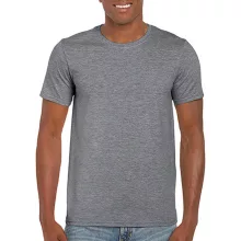 Férfi póló  Rövid ujjú Gildan Softstyle Ring Spun T-Shirt   Heather grafitszürke   urespolo.hu