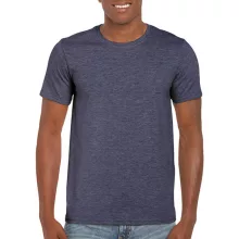 Férfi póló  Rövid ujjú Gildan Softstyle Ring Spun T-Shirt   Heather Sötétkék   urespolo.hu