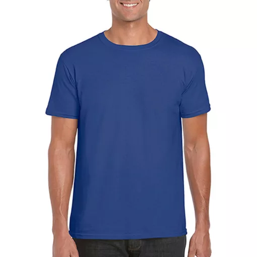 Férfi póló  Rövid ujjú Gildan Softstyle Ring Spun T-Shirt   Metrokék   urespolo.hu
