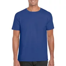 Férfi póló  Rövid ujjú Gildan Softstyle Ring Spun T-Shirt   Metrokék   urespolo.hu