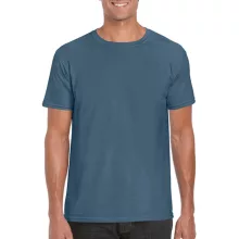 Férfi póló  Rövid ujjú Gildan Softstyle Ring Spun T-Shirt   Indigókék   urespolo.hu