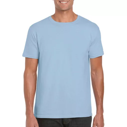 Férfi póló  Rövid ujjú Gildan Softstyle Ring Spun T-Shirt   Világos kék   urespolo.hu