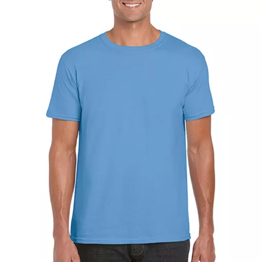 Férfi póló  Rövid ujjú Gildan Softstyle Ring Spun T-Shirt   Karolina kék   urespolo.hu