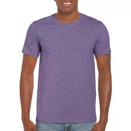 Férfi póló  Rövid ujjú Gildan Softstyle Ring Spun T-Shirt   Heather lila   urespolo.hu