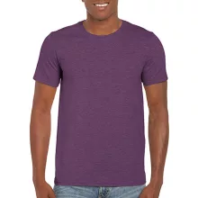 Férfi póló  Rövid ujjú Gildan Softstyle Ring Spun T-Shirt   Heather aubergine   urespolo.hu