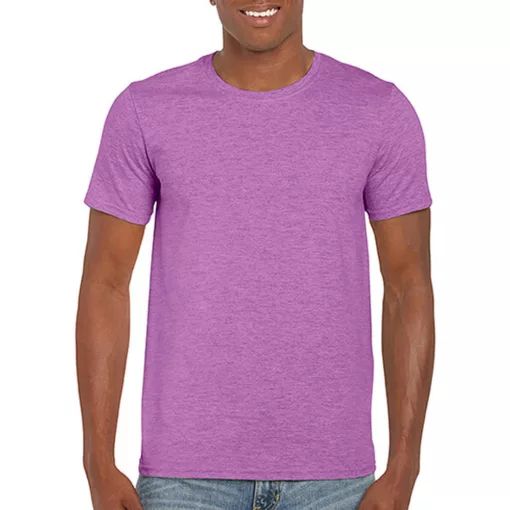 Férfi póló  Rövid ujjú Gildan Softstyle Ring Spun T-Shirt   Heather orchidea   urespolo.hu