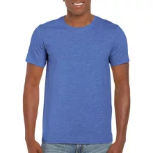 Férfi póló  Rövid ujjú Gildan Softstyle Ring Spun T-Shirt   Heather királykék   urespolo.hu