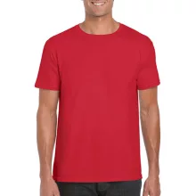 Férfi póló  Rövid ujjú Gildan Softstyle Ring Spun T-Shirt   Piros   urespolo.hu