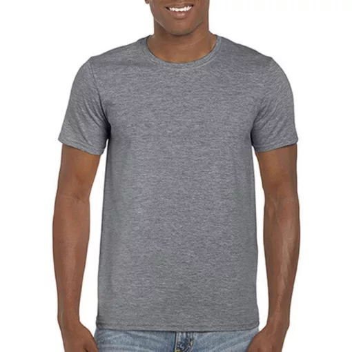 Férfi póló  Rövid ujjú Gildan Softstyle Ring Spun T-Shirt   Piros   urespolo.hu
